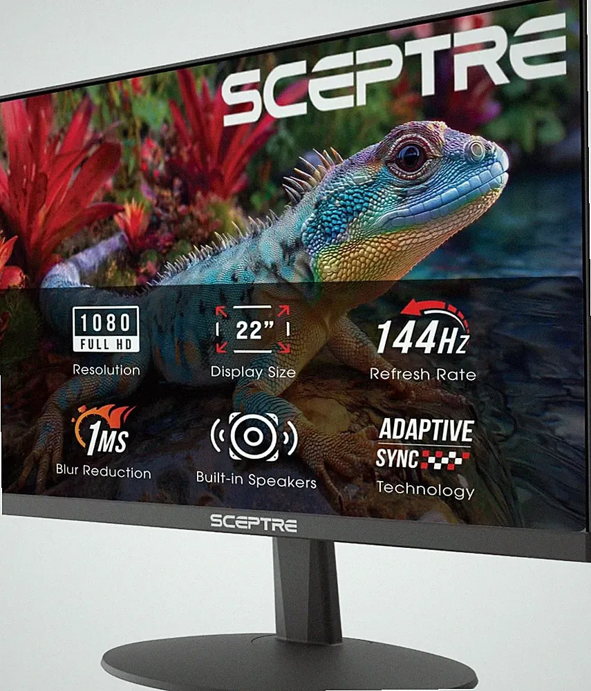 22" Gaming Monitor FHD 1080P, 144Hz, HDMI & Display port.