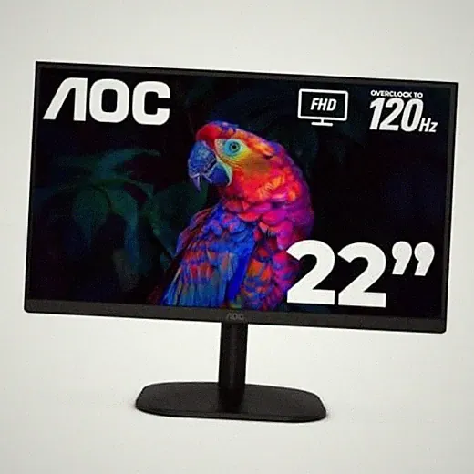 22 Inch Computer Monitor FHD 120Hz Overclocked VA HDR, 22" FHD VA Panel 120Hz