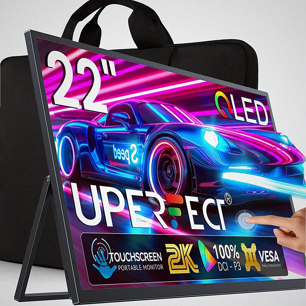 22 Inch Touch Screen Portable Monitor 2560*1600 2K Computer Display with VESA