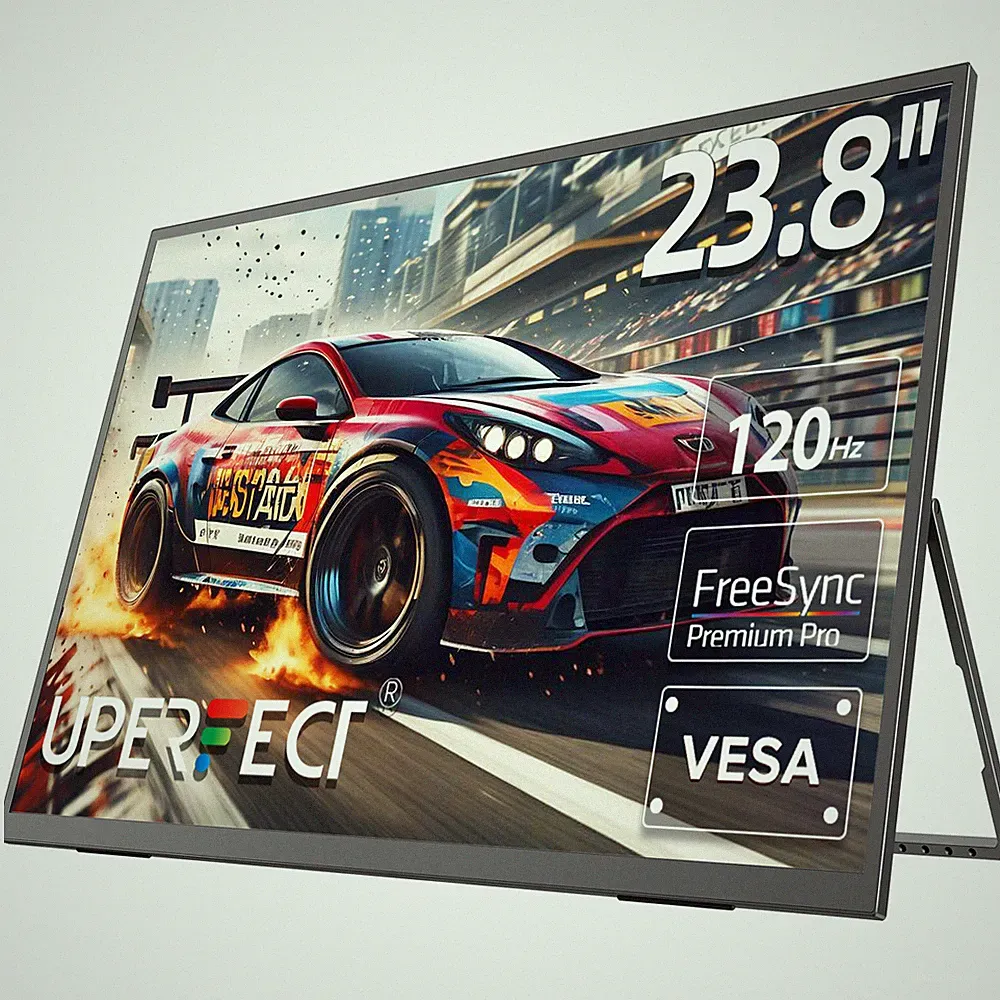 23.8" 120Hz Gaming Monitor Portable Screen 1920x1080 Laptop Screen VESA HDMI