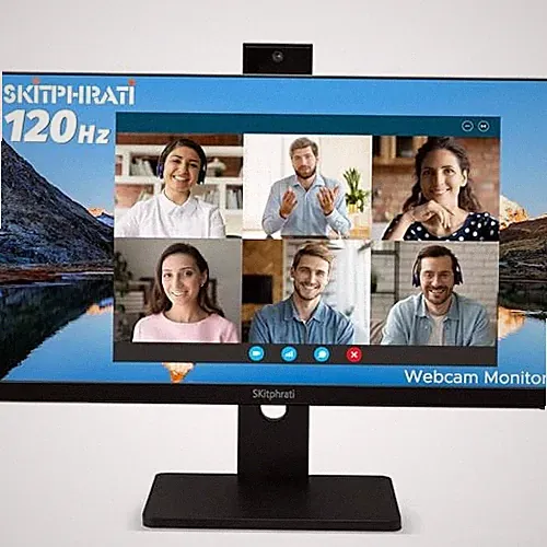 23.8” Business Webcam Gaming Monitor, 1080P IPS 120HZ, Video Conference