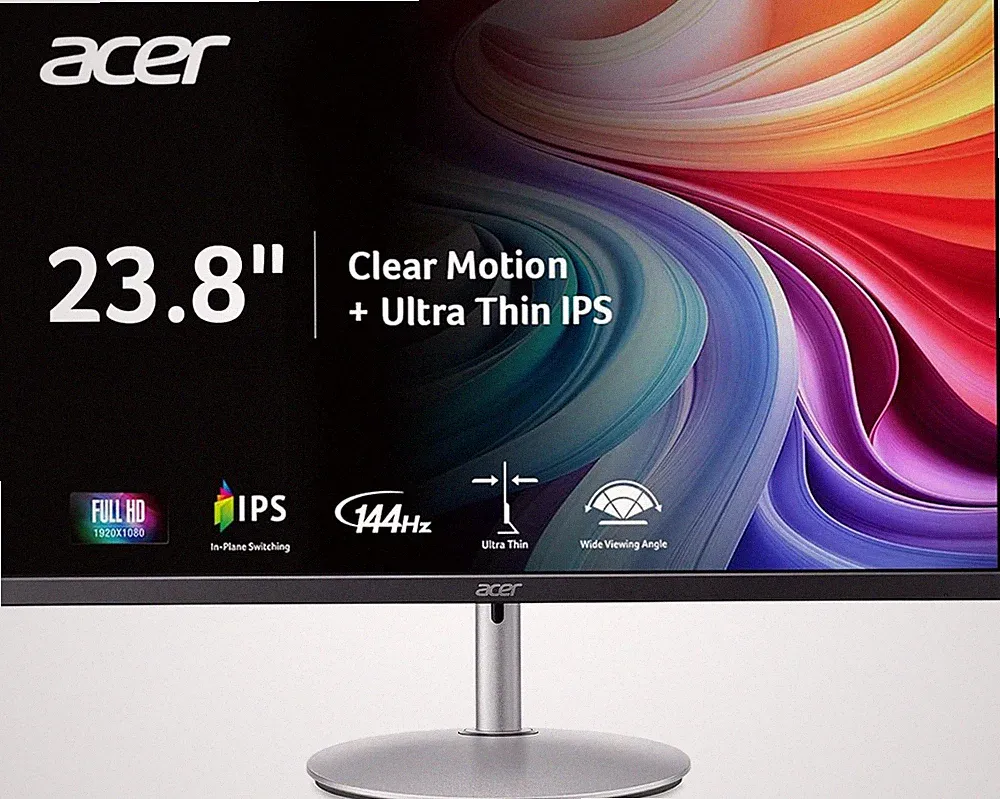 23.8" Full HD Zero-Frame Gaming Monitor | 144Hz, 1ms, AMD FreeSync, Adjustable
