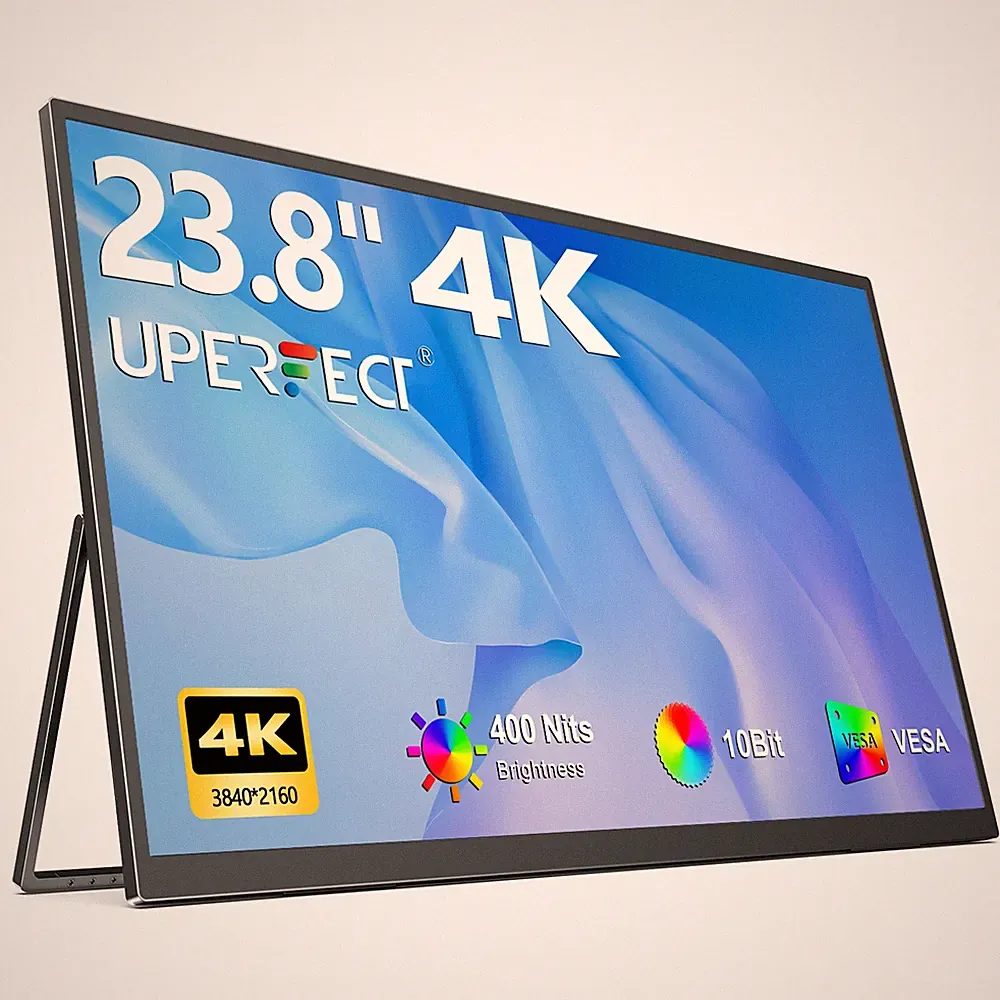 23.8 Inch 4K Portable Monitor 3840x2160 USB-C Screen Gaming Monitor for PS Xbox