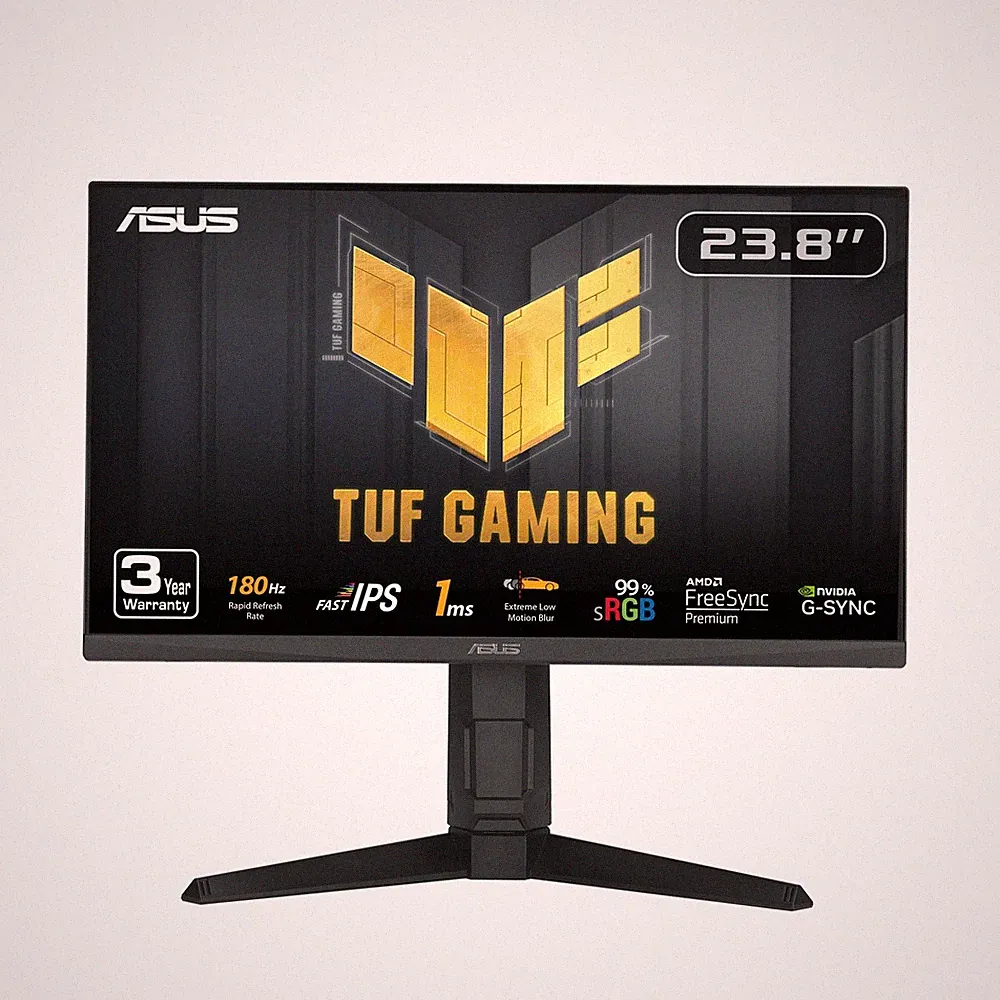 23.8 Inch Full HD Gaming Monitor 180Hz Fast IPS ASUS ELMB FreeSync G-SYNC