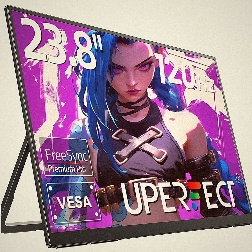 24" 120Hz Computer Monitor 1920*1080 External Second Screen For Gaming & Work