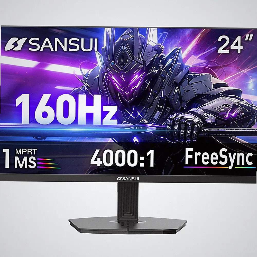24" 1ms 160Hz Gaming Monitor, FHD 1080P Computer Screen, FreeSync Sync, 4000:...