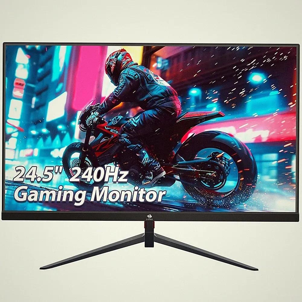24.5" 1080P 240Hz 1ms Flat Panel Gaming Monitor, FreeSync, 350cd/m², HDMI x2, DP