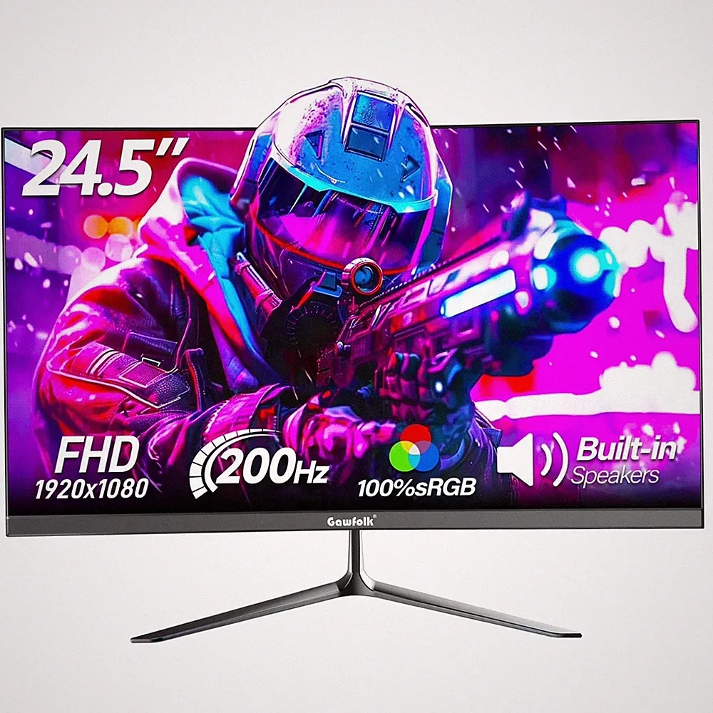 24.5" 200Hz Gaming Monitor FHD | IPS Frameless | Built-In Speaker| 100% Srgb | E