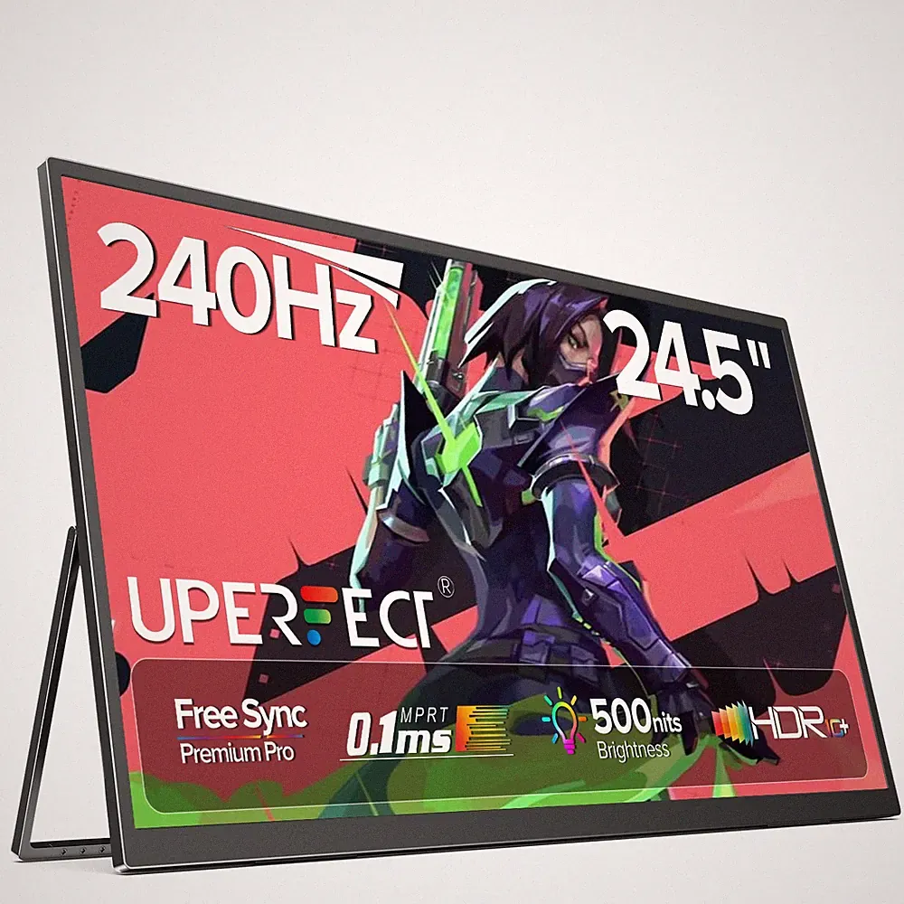 24.5" 240Hz Gaming Monitor 1920*1080 Built-in 180° Adjustable Stand/VESA Display