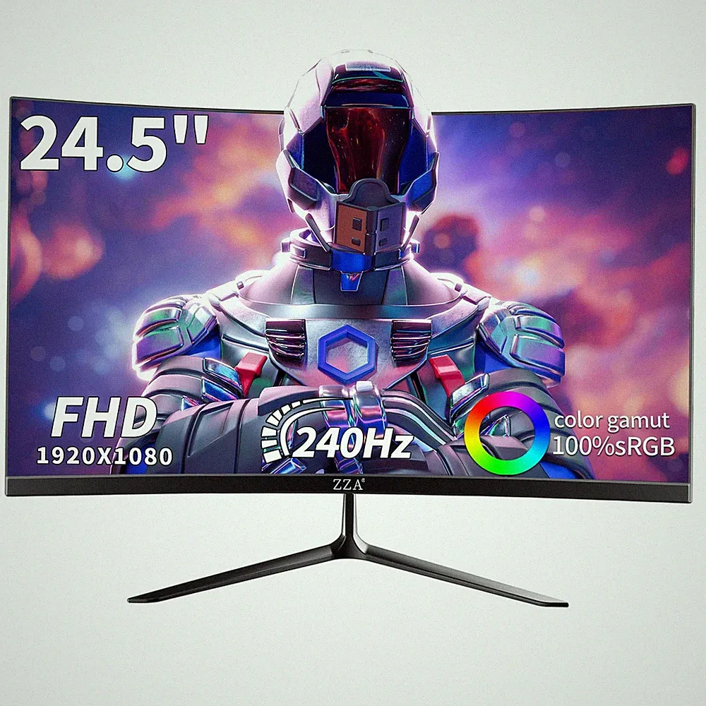24.5" Curved Gaming Monitor, 240Hz|144Hz FHD(1920 * 1080P) VA Screen Computer...