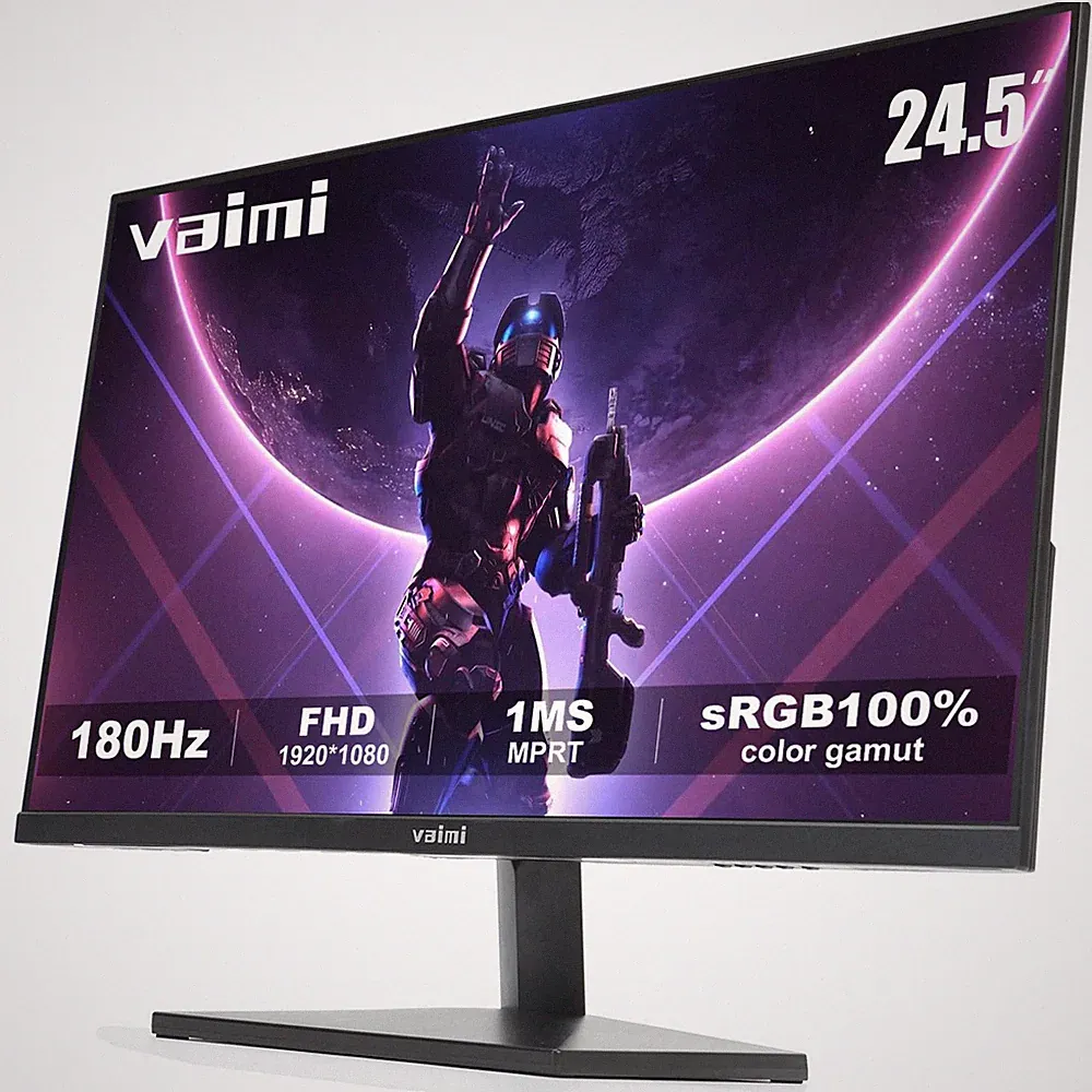 24.5 Inch 180Hz Gaming Monitor, FHD 1080P, Computer Screen, FreeSync, 1 x HDM...