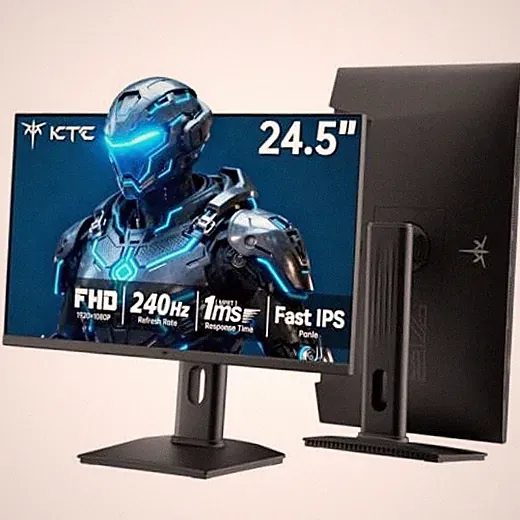 24.5 Inch 240Hz Gaming Monitor, FHD Computer Monitor Vertical, H25T7-3
