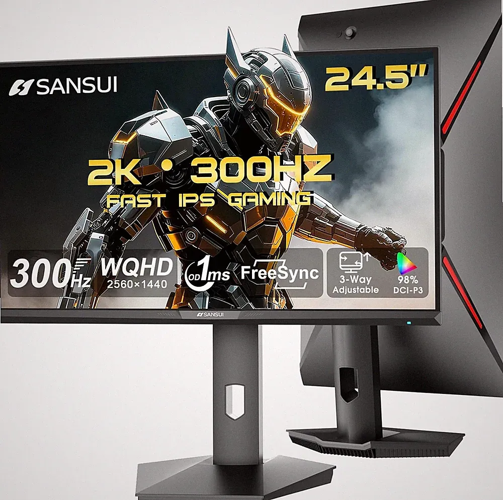 24.5" SANSUI Gaming Monitor 300Hz