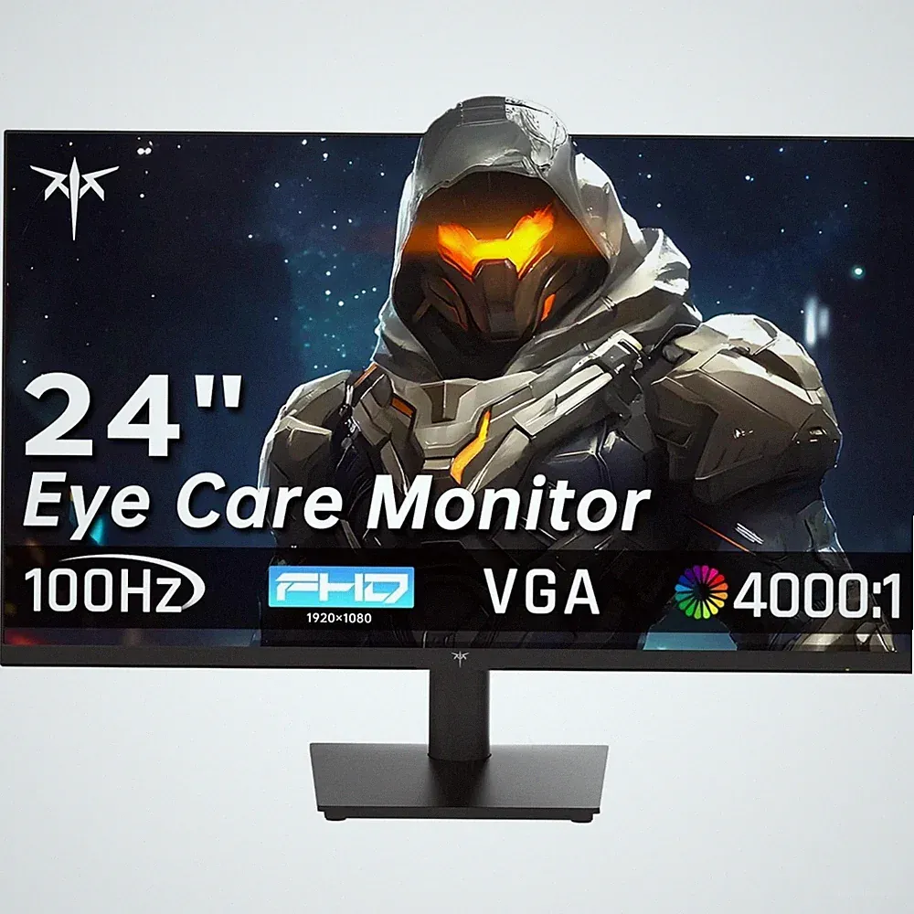 24" FHD 1080P 100Hz VA Gaming Monitor | HDMI VGA Ports