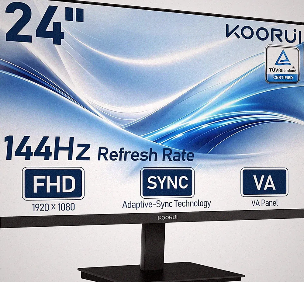 24" FHD 144Hz VA Monitor – Smooth, Clear & Comfortable