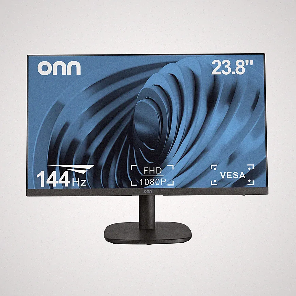 24" FHD (1920 X 1080P) 144Hz Gaming Office Monitor w/ 6.07 Ft HDMI Cable Black