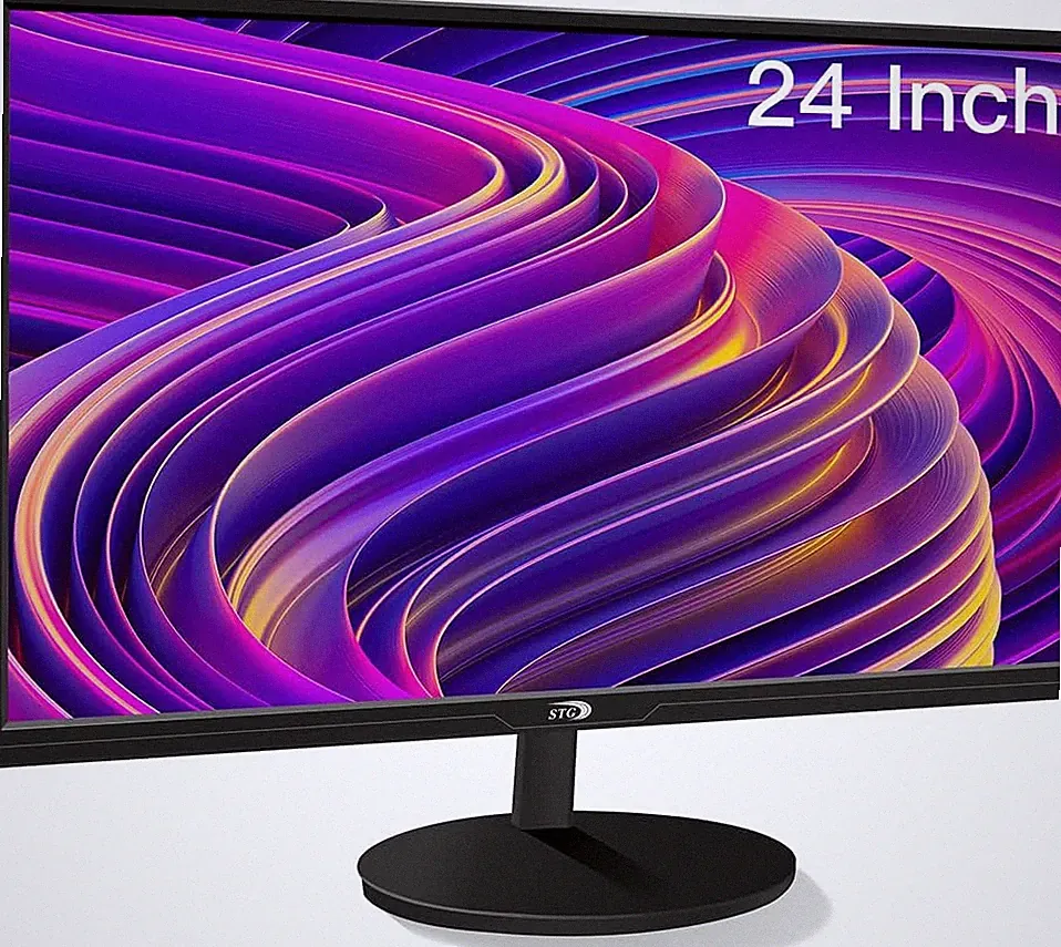 24" FHD Gaming Monitor, 1920x1080, 99% sRGB, HDMI/VGA, Ergonomic Tilt