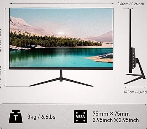 24” Full HD (1920 x 1080) Gaming Monitor AMD FreeSync Premium Technology LiteVis