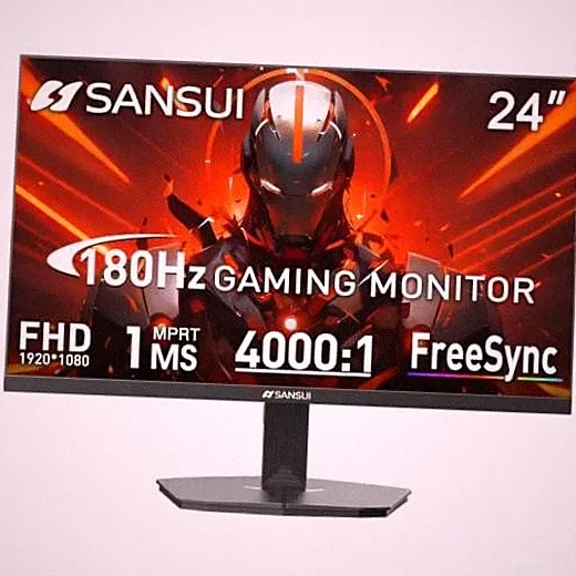 24 Inch 180Hz Gaming Computer Monitor, FHD 1080P for Game Office 23.81