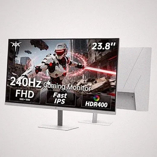 24 Inch 240Hz Gaming Monitor, FHD PC Computer Monitor, H24F7 23.8 inch White