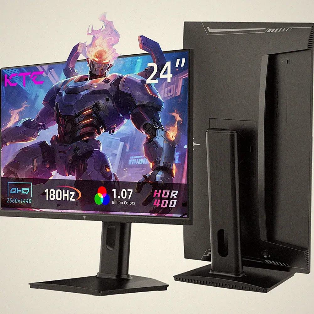 24 Inch Gaming Monitor 180Hz - 1440P Computer Monitors, Fast IPS H24T7