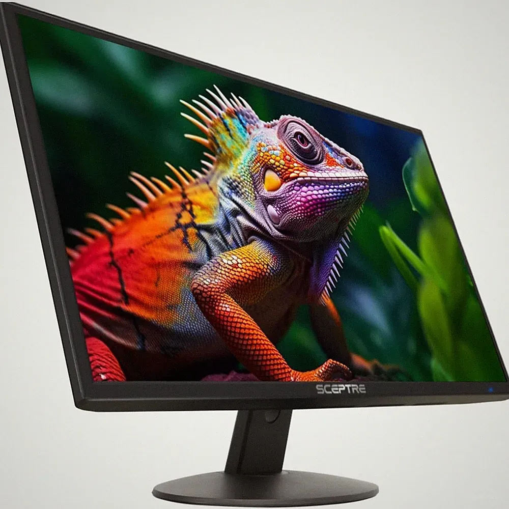 24-inch LED Monitor 1080p sRGB HDMI VGA Built-in Speakers Blue Light Filter G...