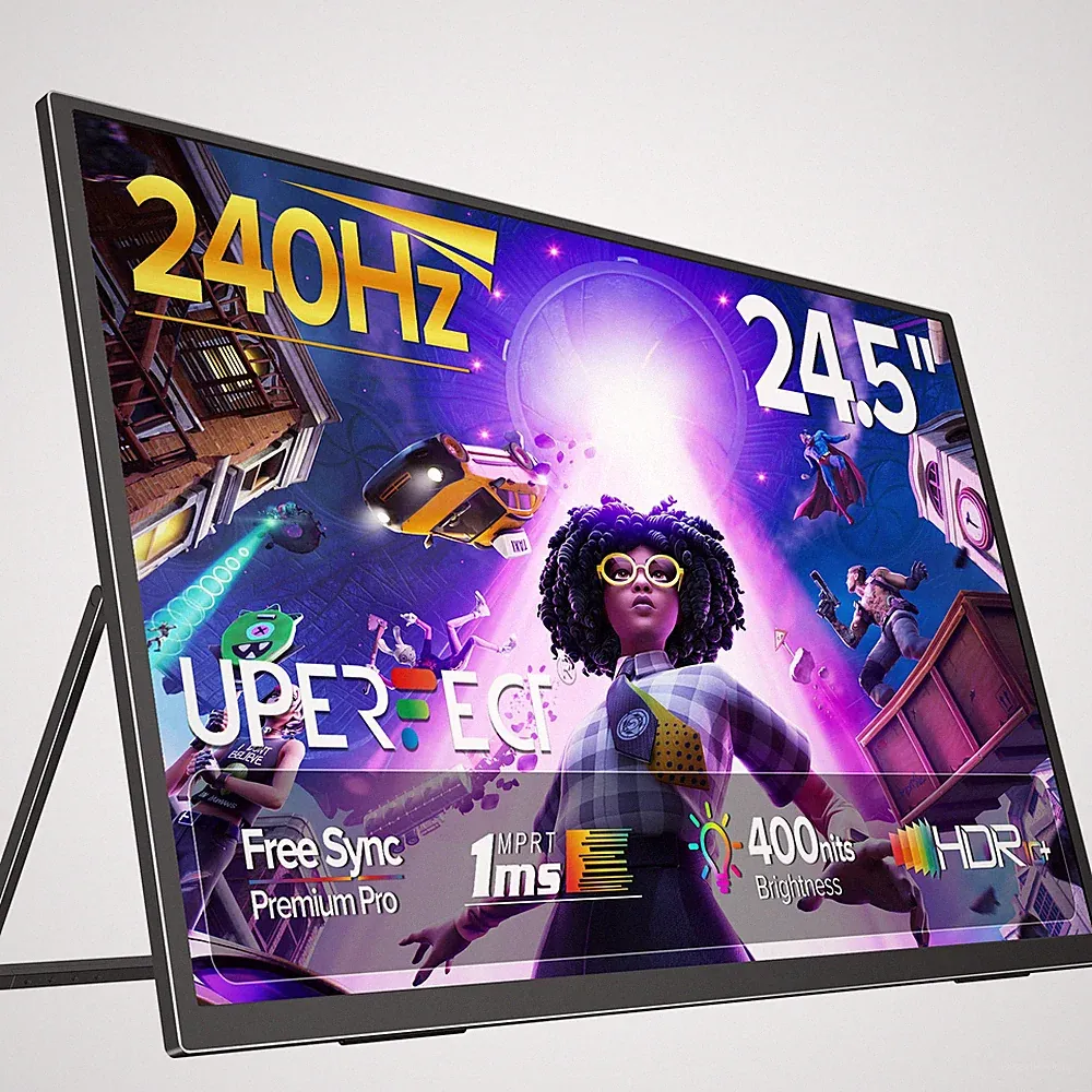 240Hz Gaming Monitor 24.5 Inch Portable Monitor 1920x1080 for Laptop PC PS Xbox