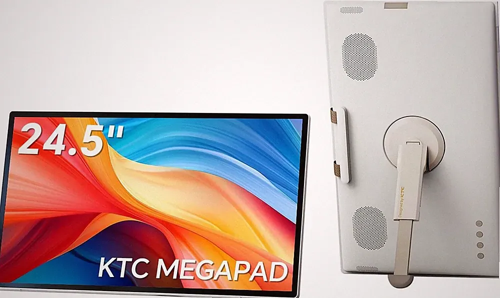 25 Inch MEGAPAD Portable TV Touchscreen Monitor 1080P, Android 14 Google EDLA Ce