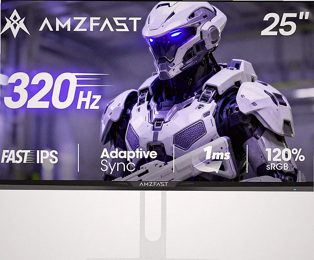 25 Inch White Gaming Monitor 320Hz/300Hz/240Hz, FHD 1080P 1Ms Fast IPS Monitor