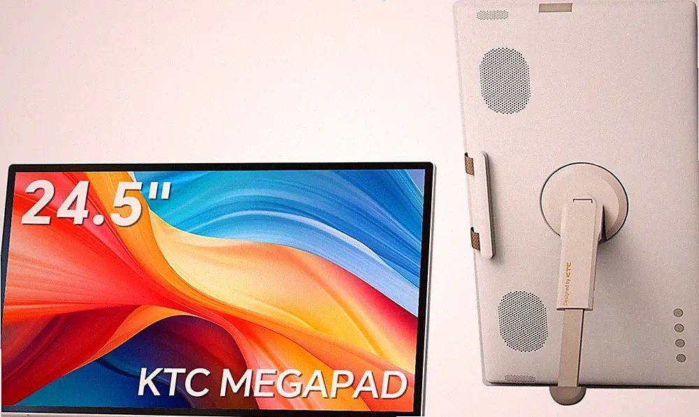 25" MEGAPAD Portable Touchscreen TV 1080P, Android 14, Battery, Remote Control