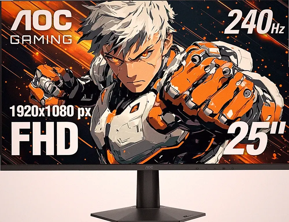 25G51Z 25-Inch Gaming Monitor FHD 1920X1080, 240Hz Refresh Rate, 0.5Ms MPRT, IPS