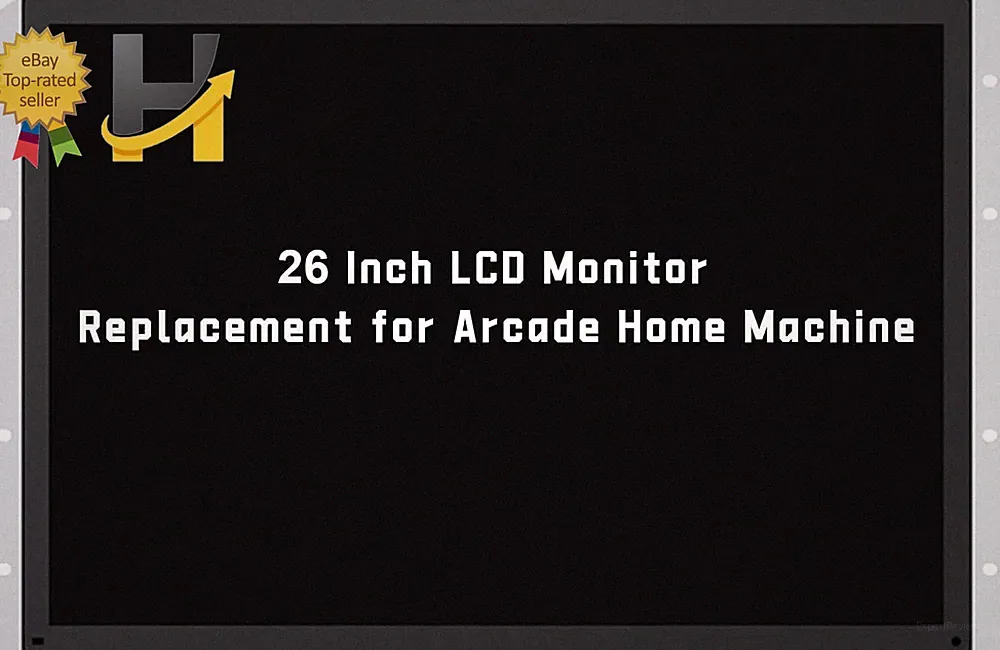 26" Arcade Monitor M26 4:3 LCD Gaming Display HDMI VGA CGA EGA Replacement