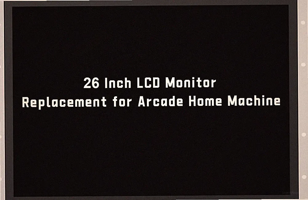 26 Inch Arcade Monitor 4:3 Ratio LCD Gaming Monitor for HDMI/VGA/CGA/EGA