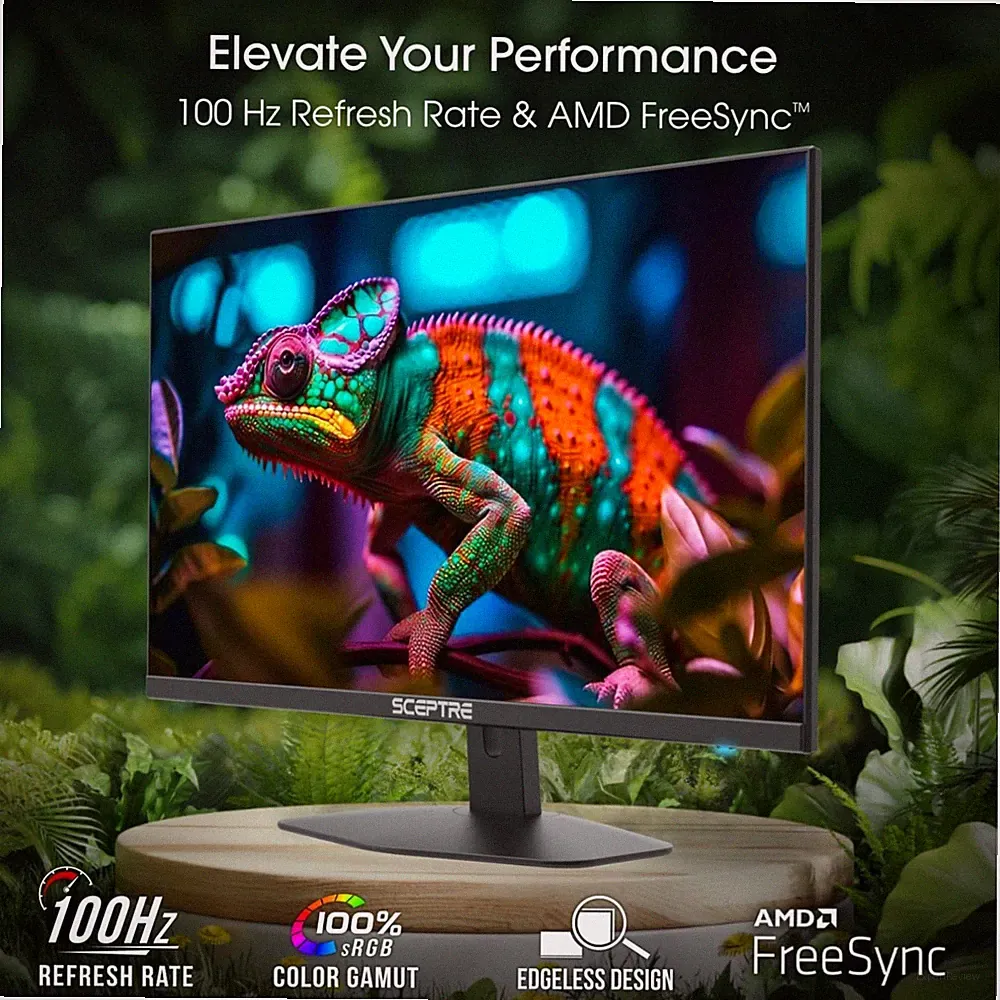 27" 100Hz Frameless Gaming Monitor Built-in Speakers