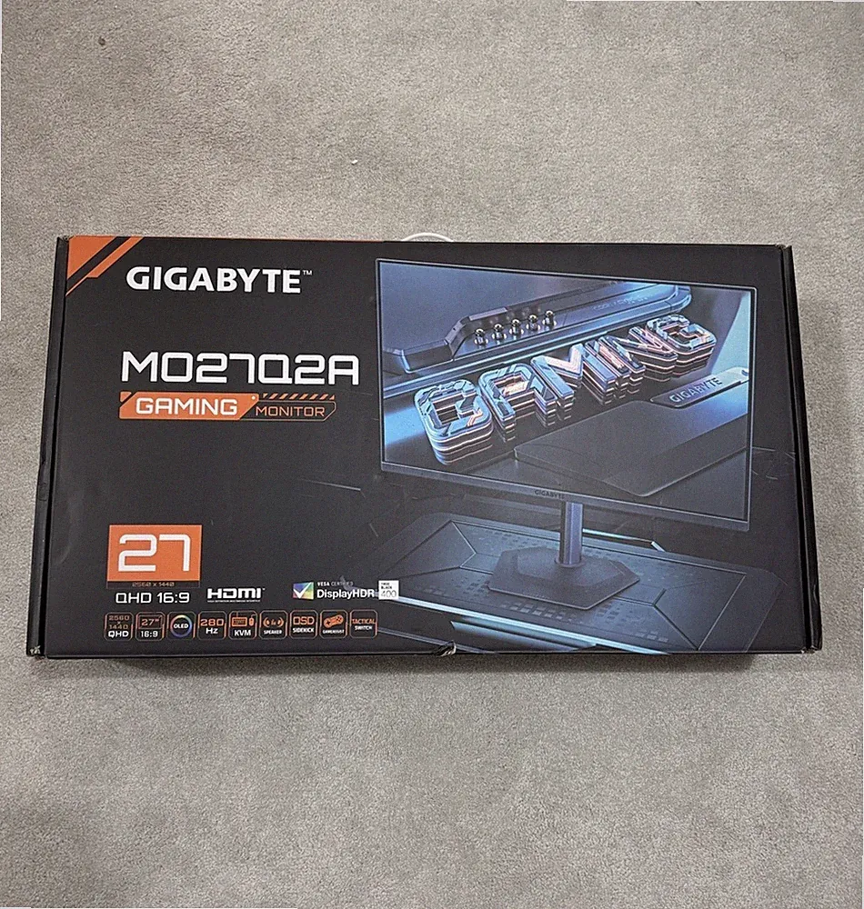 27” 1440p 280Hz QD OLED (GIGABYTE MO27Q2A) Gaming Monitor