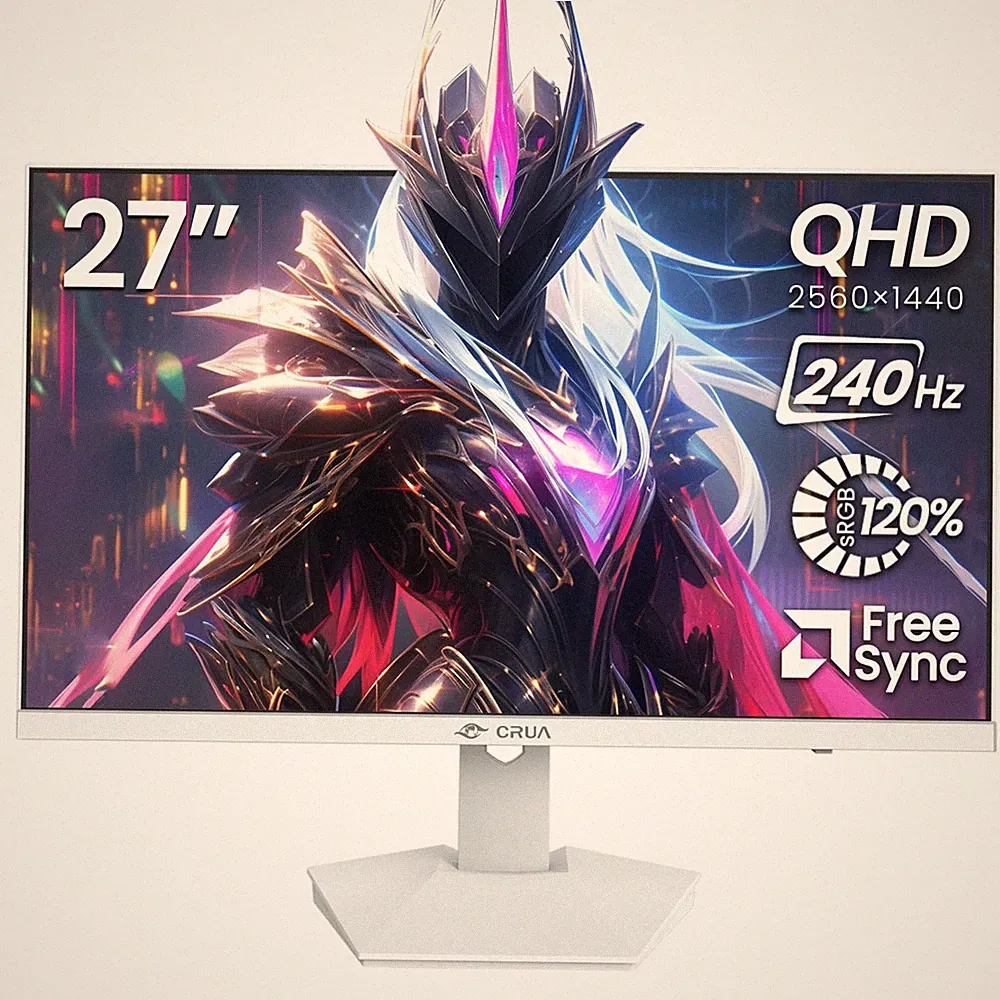 27 240Hz Gaming Monitor, 2k QHD(2560 * 1440P) IPS Screen Computer Monitor