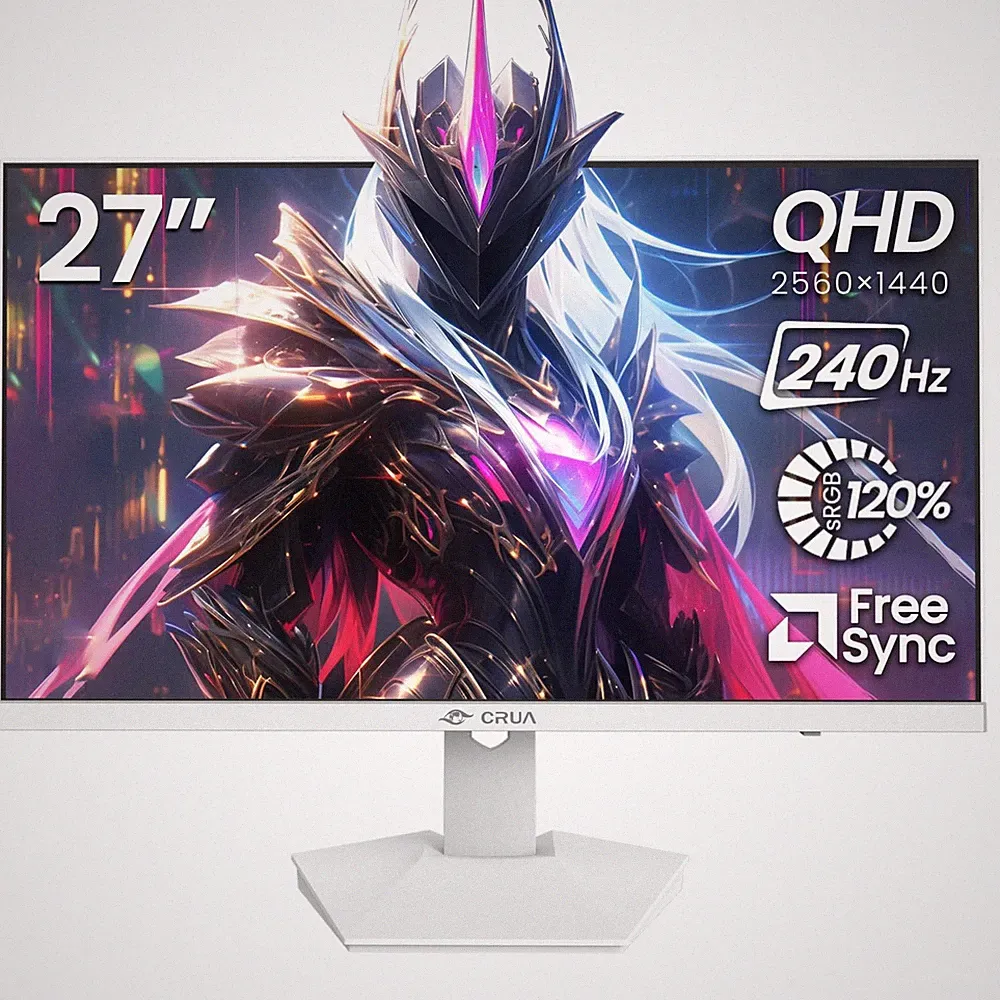 27 240Hz Gaming Monitor, 2k QHD(2560 * 1440P) IPS Screen Computer Monitor, Suppo