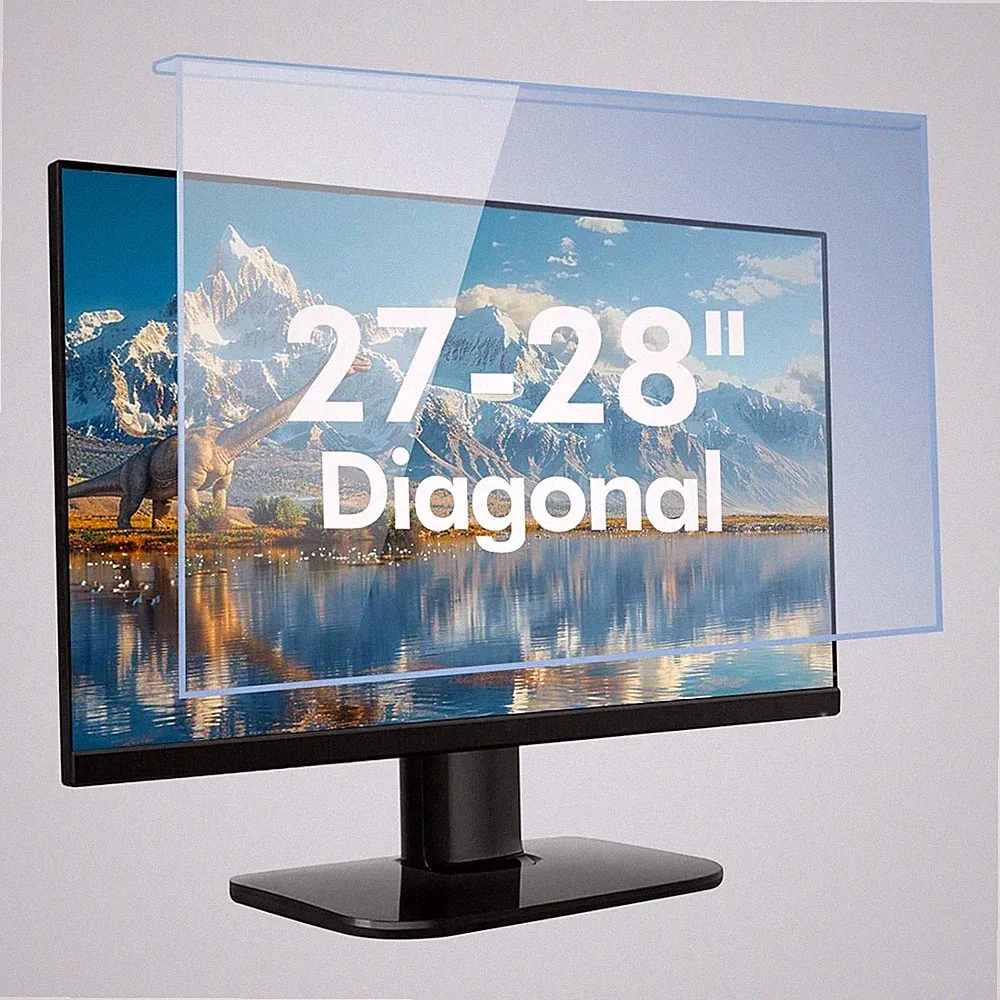 27-28 Inch Blue Light Filter for Computer Monitor, Computer Screen Blue Light