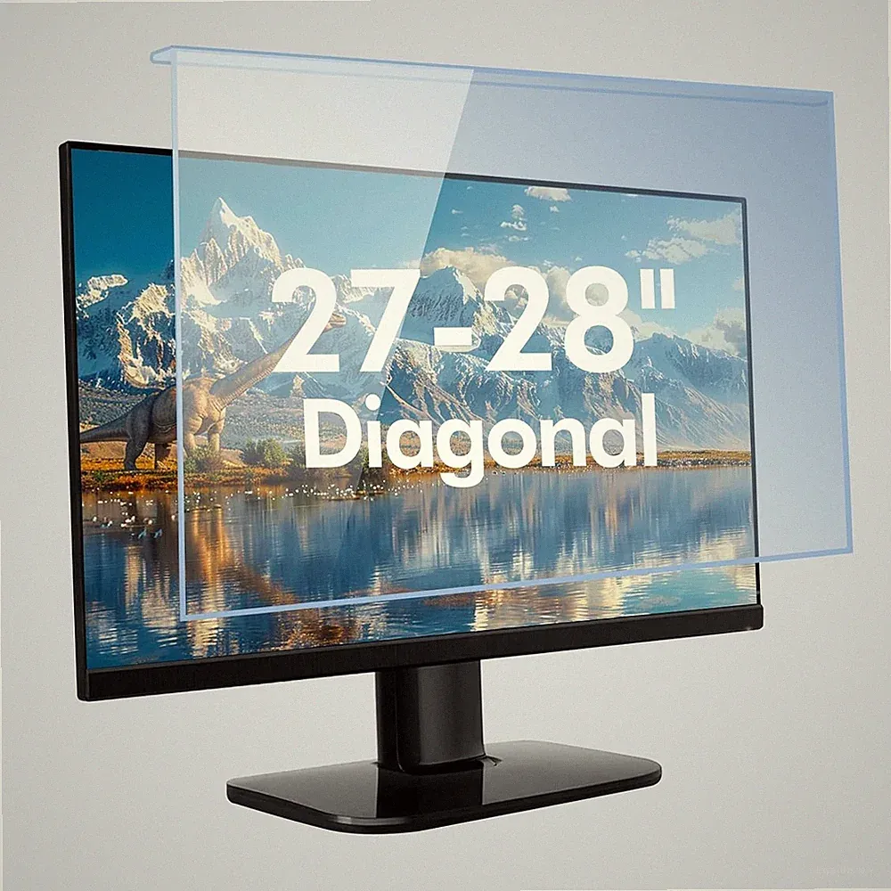 27-28 Inch Blue Light Filter for Computer Monitor, Computer Screen Blue Light