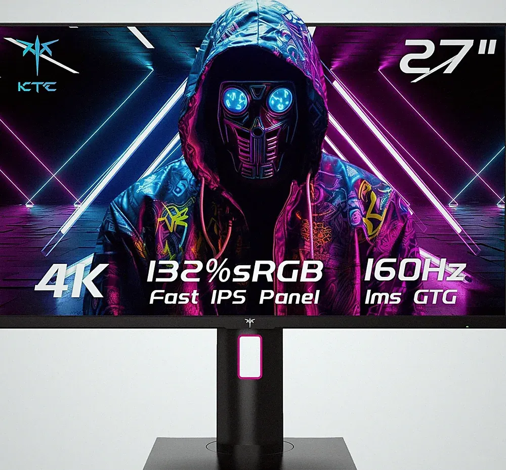 27" 4K UHD 144Hz Gaming Monitor - Fast IPS Panel 160Hz 1Ms GTG, HDR400 132% Srgb