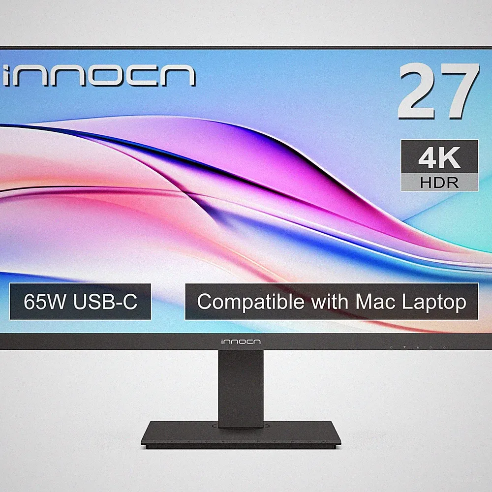 27" 4K USB-Monitor for Laptop MacBook/Mac mini - 16:9 IPS 3840 x 2160 Display...