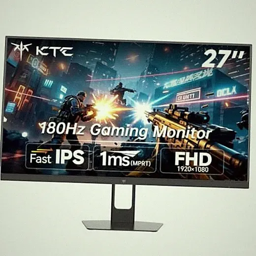 27" Black 180hz IPS Gaming Monitor - Fast IPS Screen - 1080p - 27"