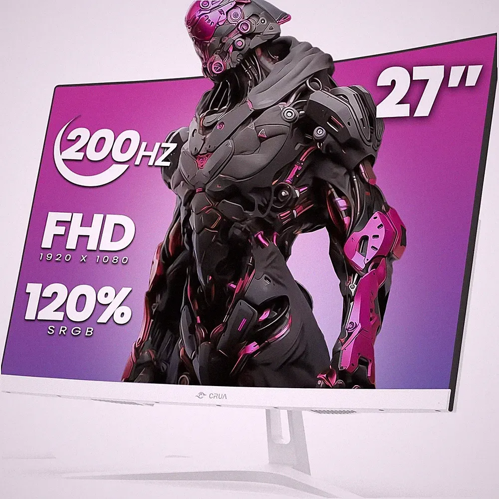 27" Curved Gaming Monitor, 165Hz/200Hz FHD 1920x1080 VA Display, 1800R Screen...
