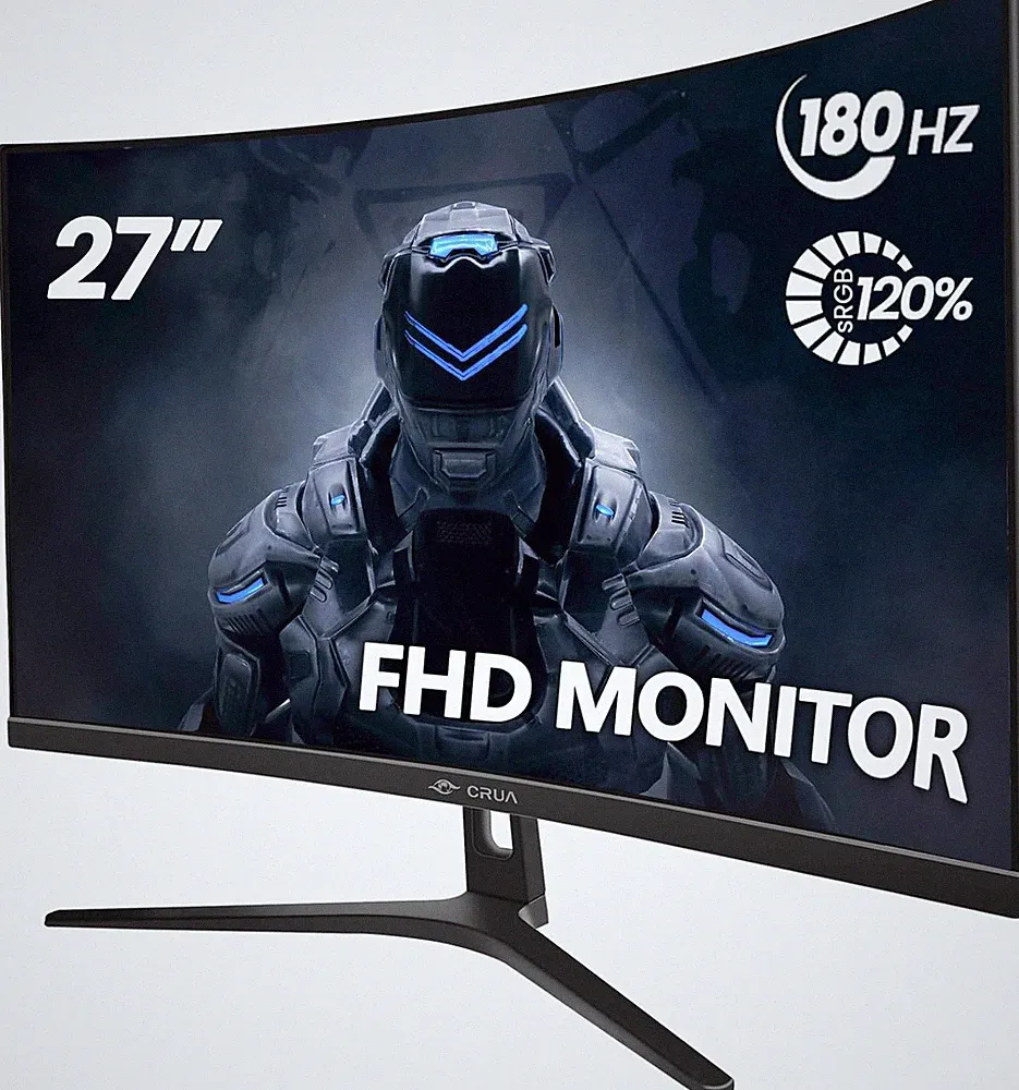 27" Curved Gaming Monitor, FHD 1920X1080P, 144Hz/180Hz Computer Monitor, 1800R V