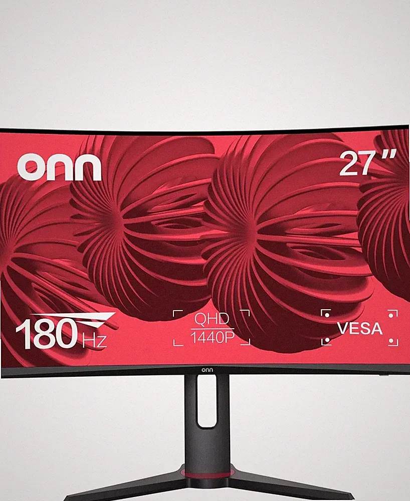 27" Curved QHD (2560 X 1440P) 180Hz 1Ms AMD Freesync Gaming Monitor with Cables