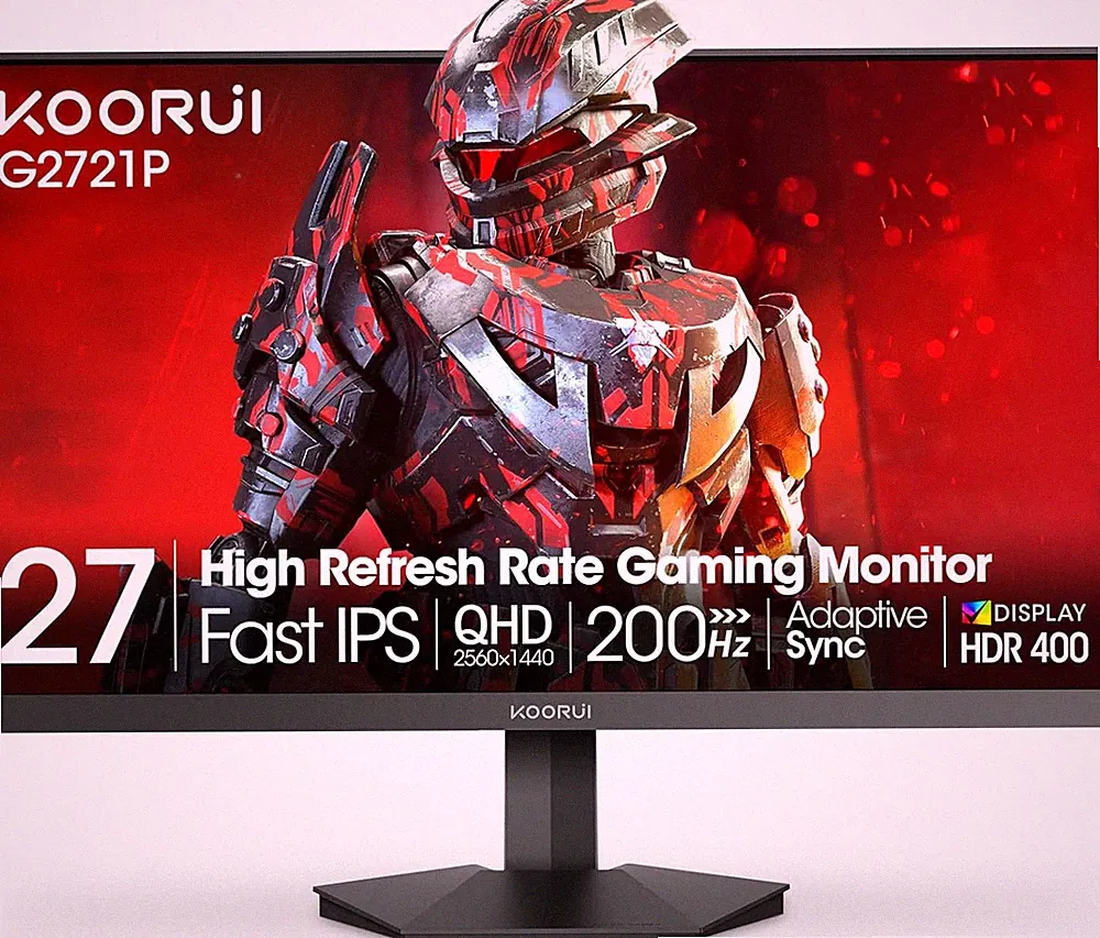 27" Gaming Monitor, 200Hz 1Ms Fast IPS, WQHD (2560 X 1440P) HDR 400 Display, DCI