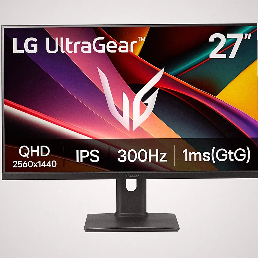 27 Gaming Monitor QHD IPS 300Hz 1ms HDR400 LG Ultragear G6 27G64NA-B