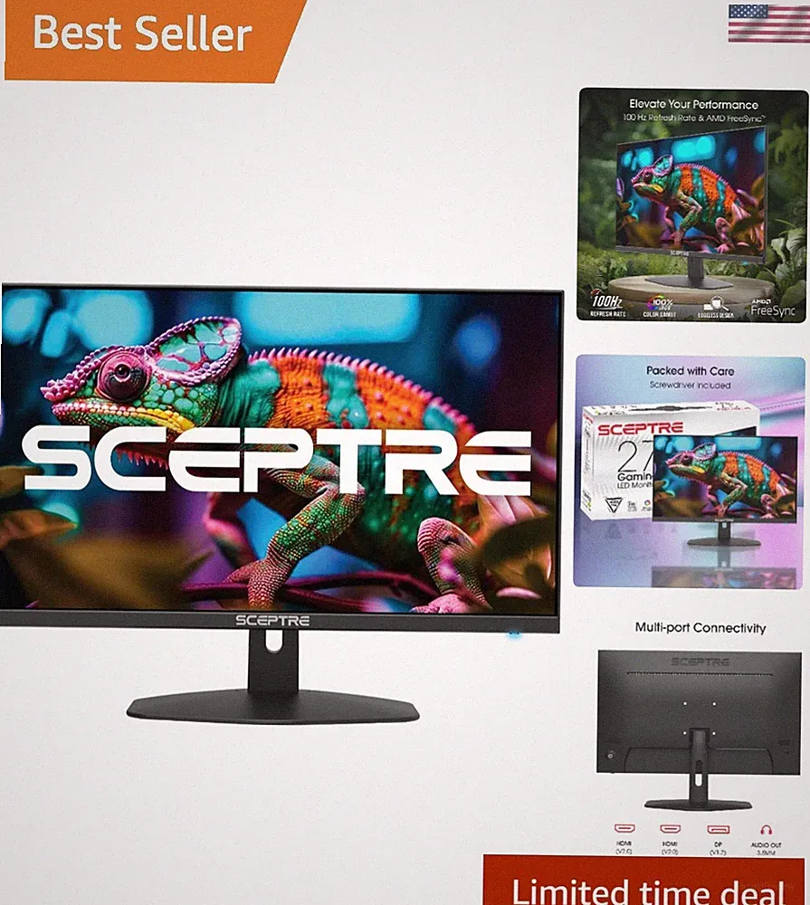 27-Inch 100Hz LED Gaming Monitor with 1ms Response, Blue Light Filter & FreeSync