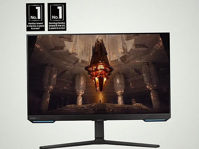 27 inch 240 hz 1440p gaming monitor Samsung Odysey G7 No Curved