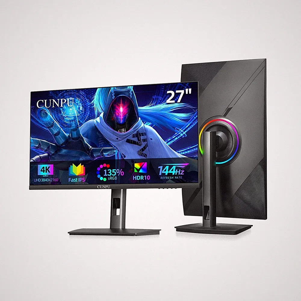 27 Inch 4K 144Hz Gaming Monitor, UHD 3840x2160 Fast IPS Panel PC Monitor, 135...